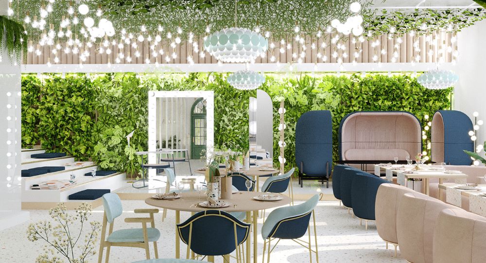 cafe-restornis proeqti sastumrostvis