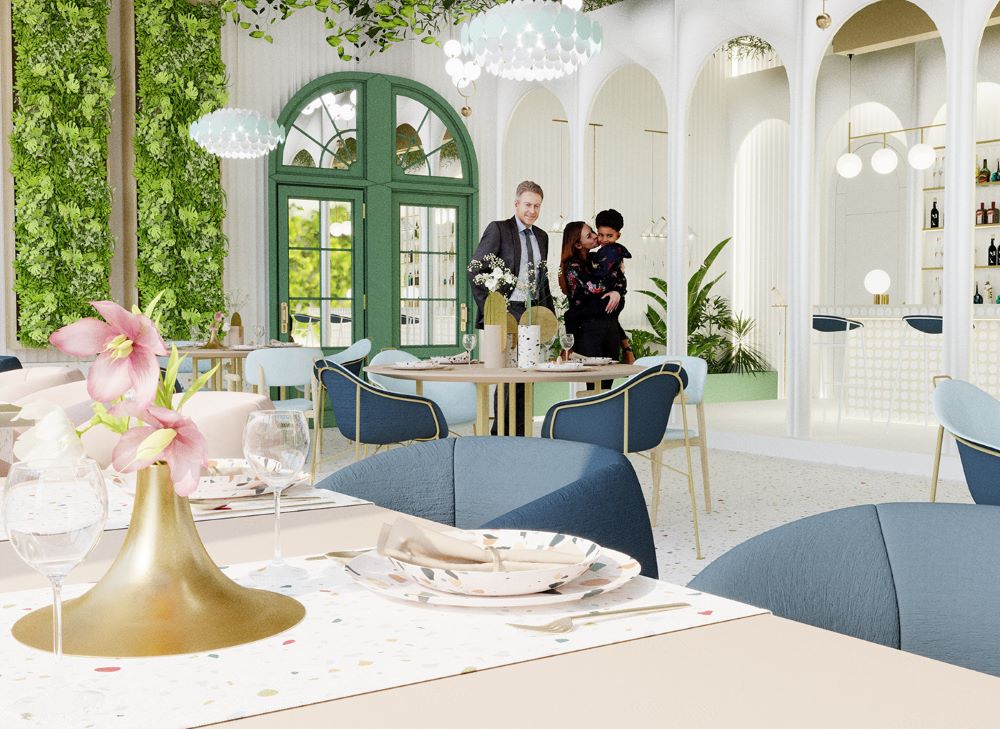 cafe-restornis proeqti sastumrostvis